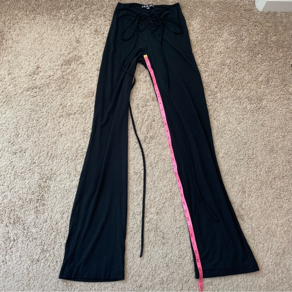 I.AM.GIA Black Halo Pants Celebrity Favorite Sexy Tie Waist Flared Pant Size XS - Picture 13 of 16